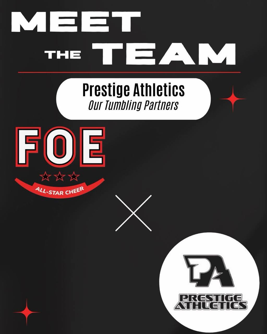 Prestige Athletics — FOE All Star Cheer's tumbling partner