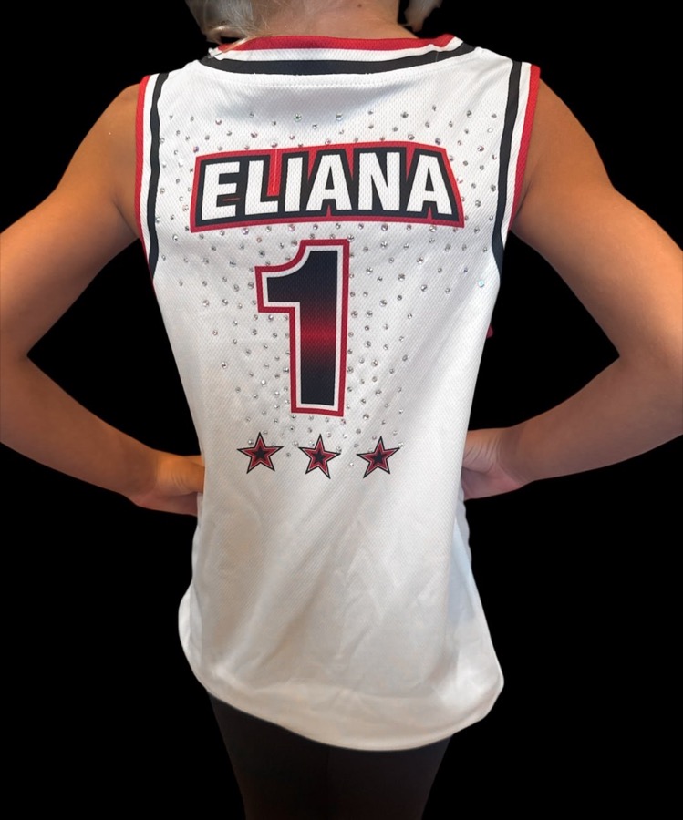 FOE Basketball Jersey — Rhinestones