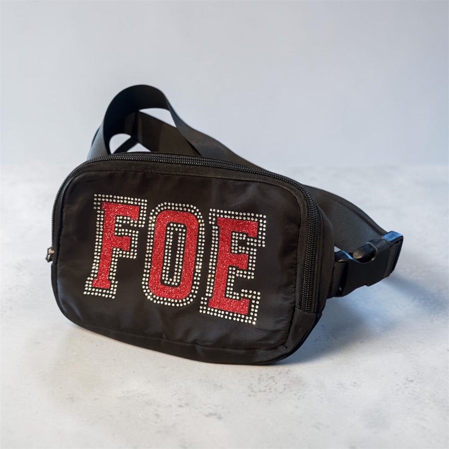 FOE Black Fanny Pack