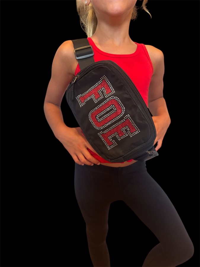 FOE Black Fanny Pack