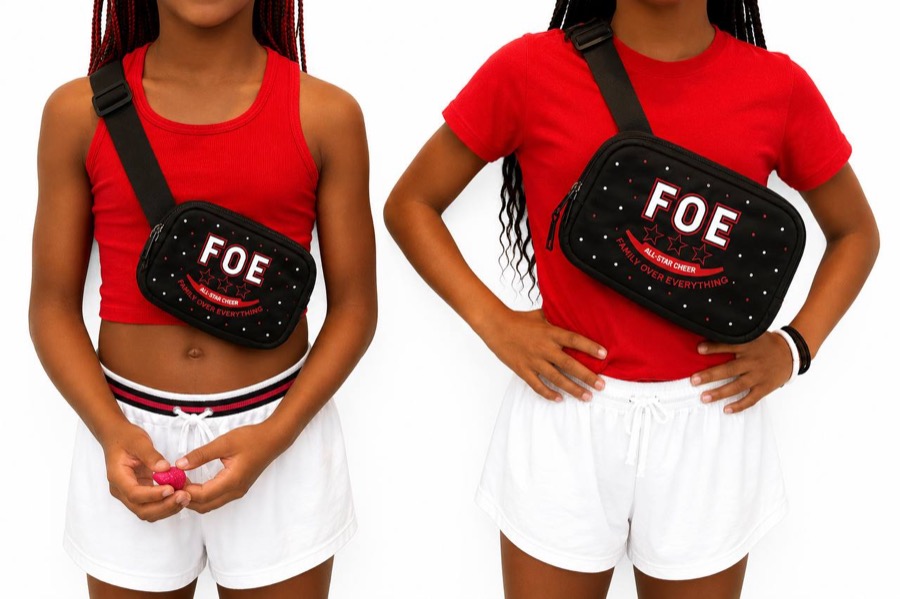 FOE Black Logo Fanny Pack