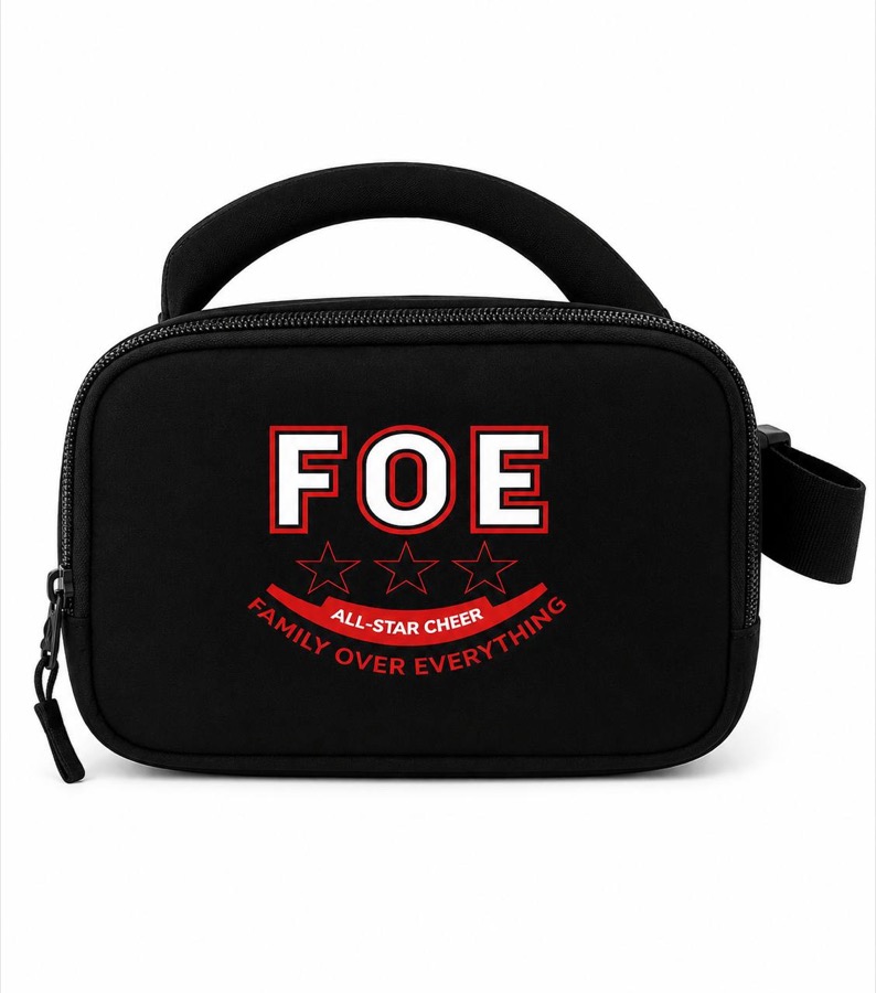 FOE Black Logo Fanny Pack (No Rhinestones)