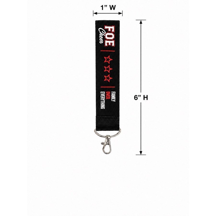 FOE Cheer Wristlet Keychain