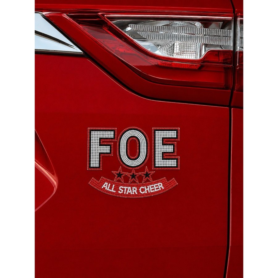FOE Rhinestone Car Decal